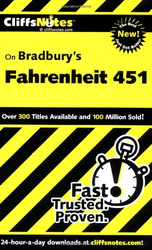Book Cover CliffsNotes on Bradbury's Fahrenheit 451