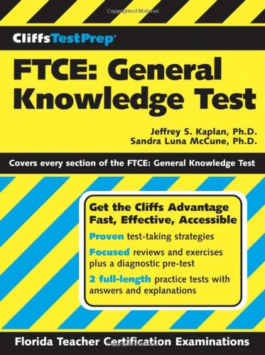CliffsTestPrep FTCE: General Knowledge Test (Cliffsnotes Testprep)