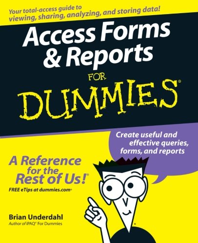 Book Cover Access Forms and Reports For Dummies