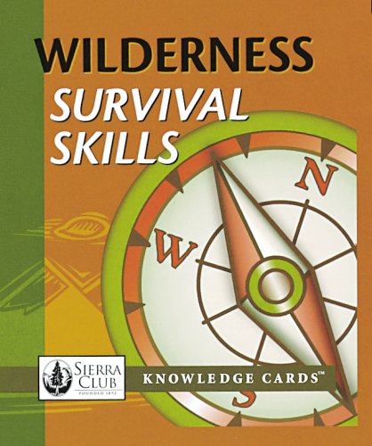 Book Cover Wilderness Survival Skills Sierra Club Knowledge Cards Deck