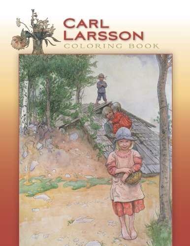 Book Cover Carl Larsson Coloring Book