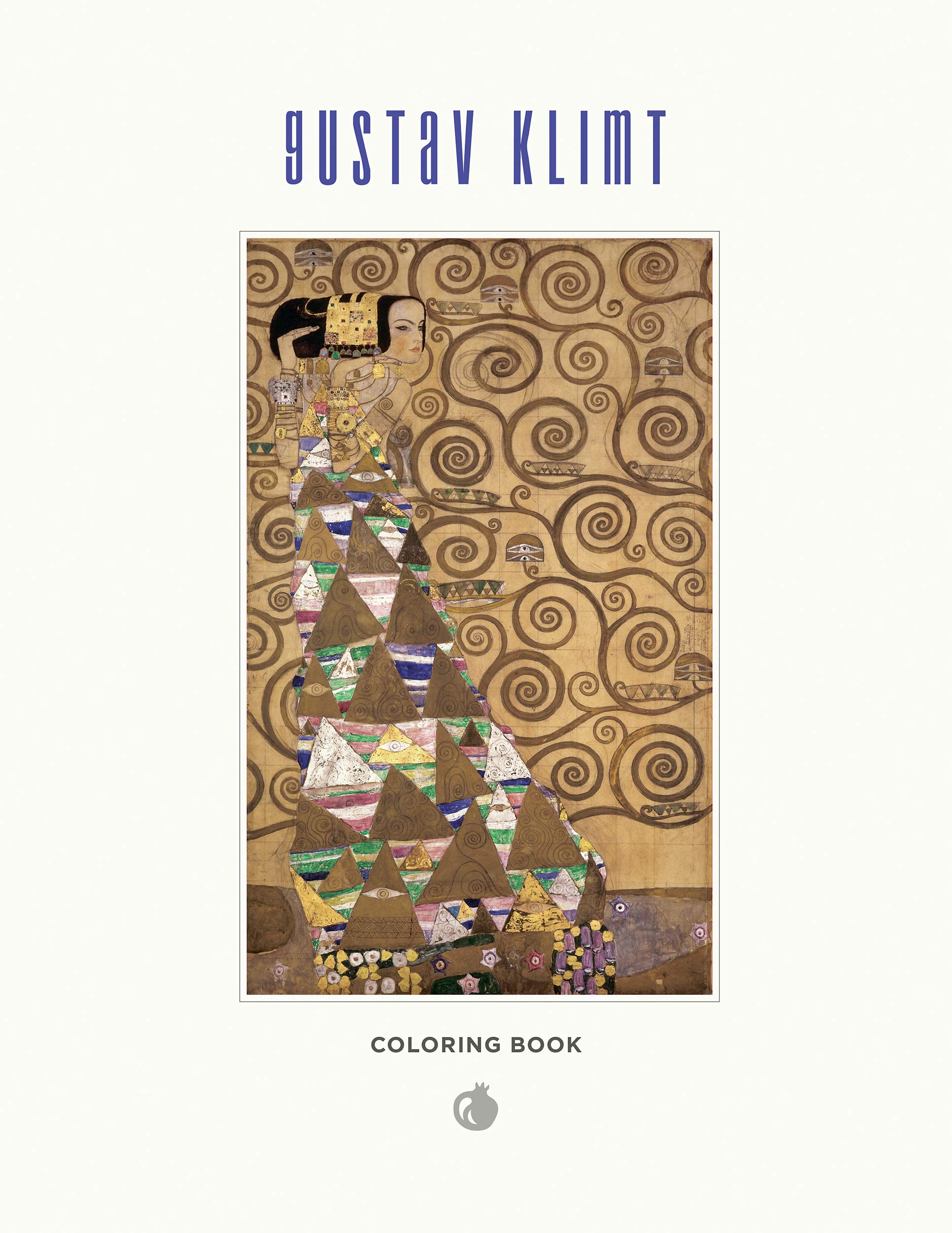 Book Cover Gustav Klimt Coloring Book