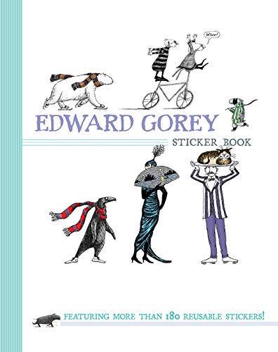 Book Cover Edward Gorey Sticker Book