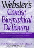 Webster's Concise Biographical Dictionary