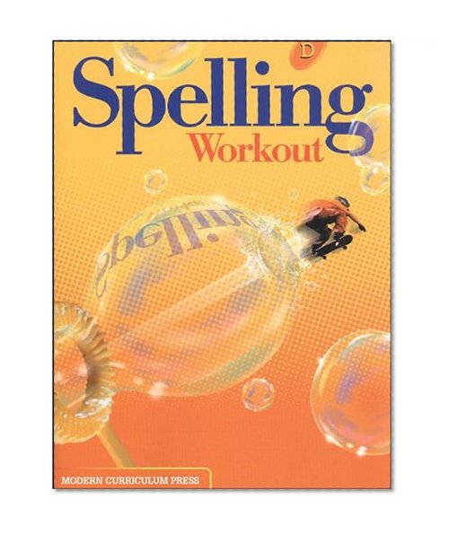 Book Cover SPELLING WORKOUT LEVEL D PUPIL EDITION
