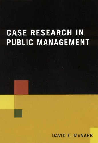 Case Research in Public Management