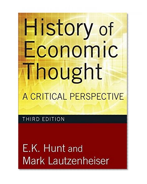 Book Cover History of Economic Thought: A Critical Perspective