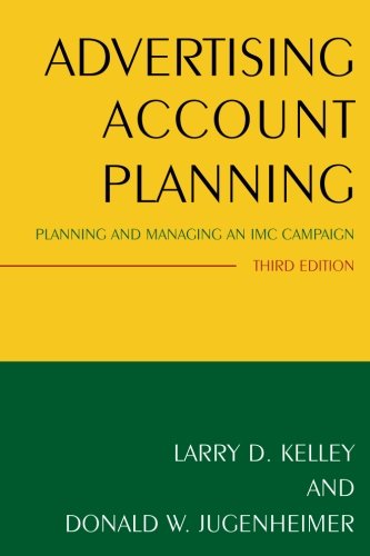 Book Cover Advertising Account Planning: Planning and Managing an IMC Campaign