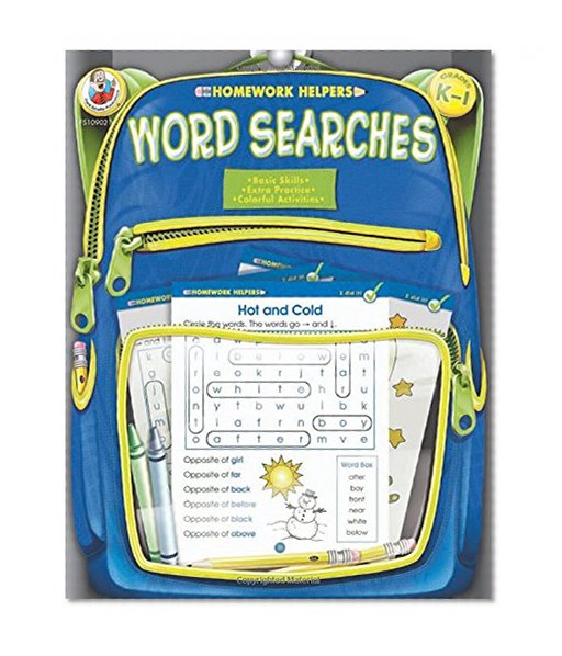 Book Cover Word Searches, Grades K - 1 (Homework Helper)