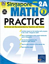 Book Cover Singapore Math - Level 2A Math Practice Workbook for 3rd Grade, Paperback, Ages 8-9 with Answer Key