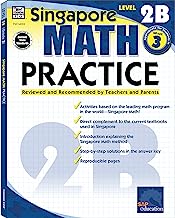 Book Cover Singapore Math – Level 2B Math Practice Workbook for 3rd Grade, Paperback, Ages 8–9 with Answer Key