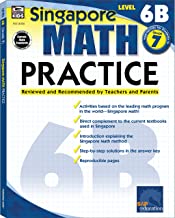 Book Cover Singapore Math Practice, Level 6B, Grade 7