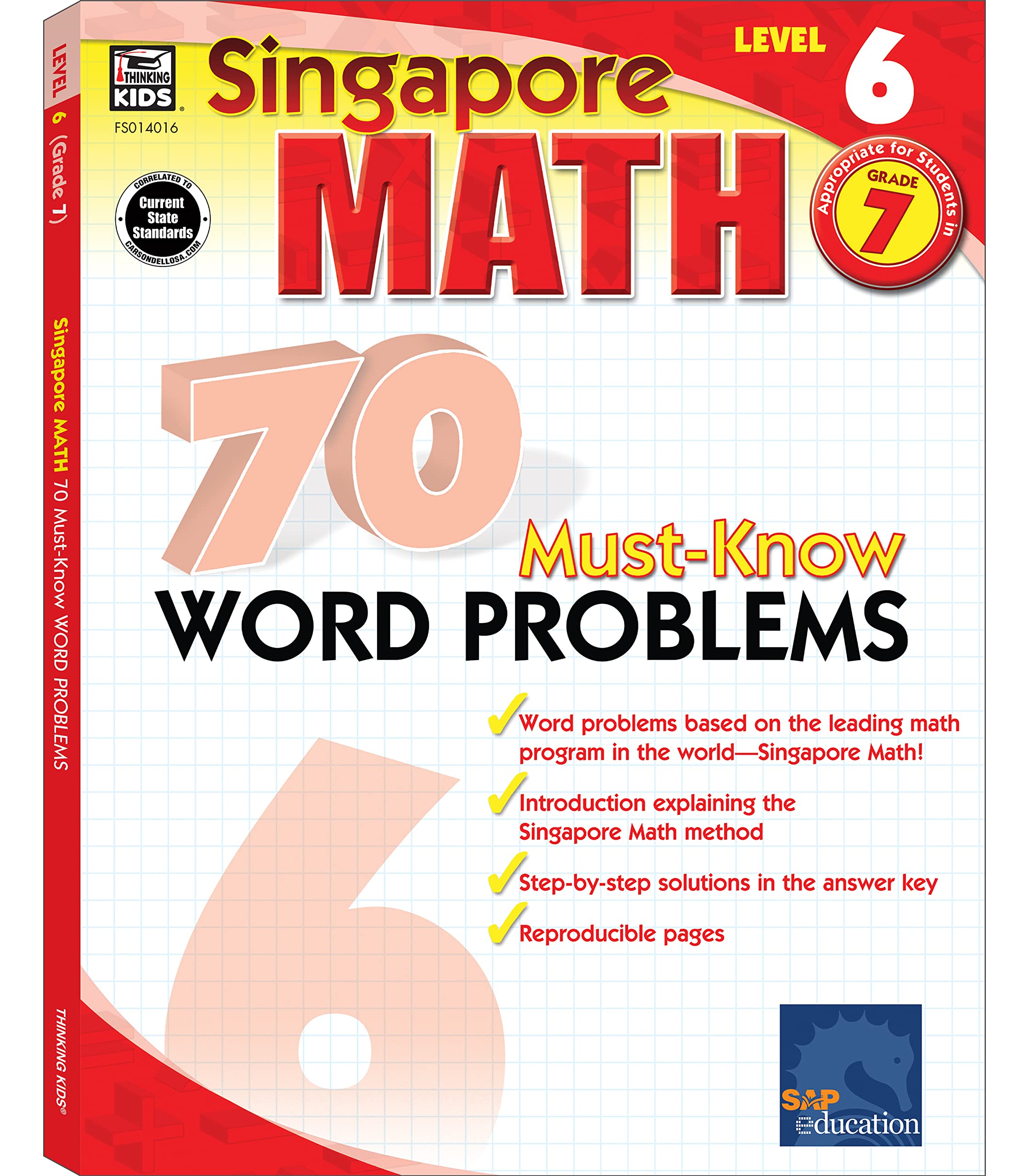 70 Must-Know Word Problems, Grade 7 (Singapore Math)
