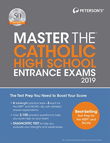 Book Cover Master the Catholic High School Entrance Exams 2019 (Peterson's Master the Catholic High School Entrance Exams)