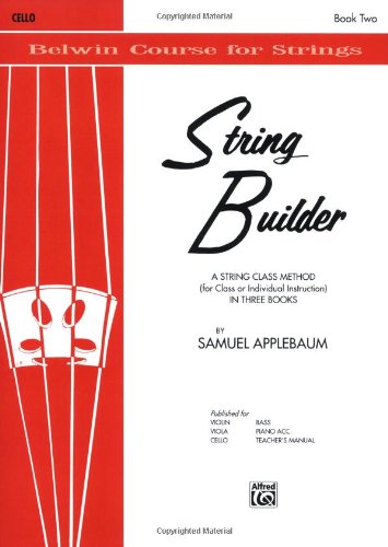Book Cover String Builder V2 Cello (Belwin Course for Strings)