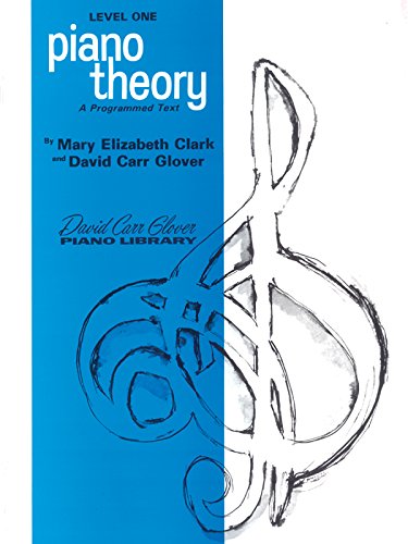 Book Cover Piano Theory: Level 1 (A Programmed Text) (David Carr Glover Piano Library)
