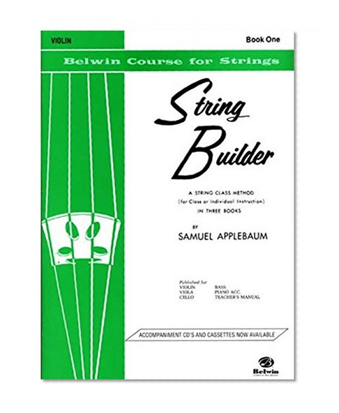 Book Cover String Builder  Violin Book One (Belwin Course for Strings)