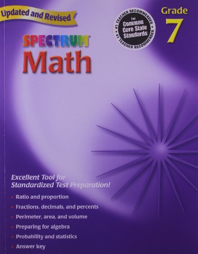 Book Cover Spectrum Math, Grade 7