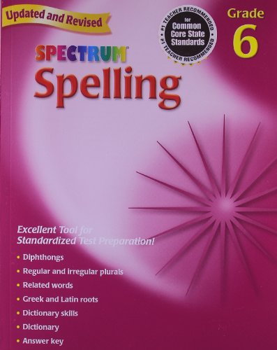 Book Cover Spelling, Grade 6 (Spectrum)