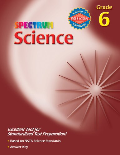 Book Cover Spectrum Science, Grade 6