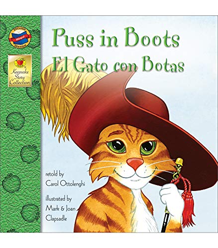 Book Cover Puss in Boots | El Gato con Botas (Keepsake Stories, Bilingual)