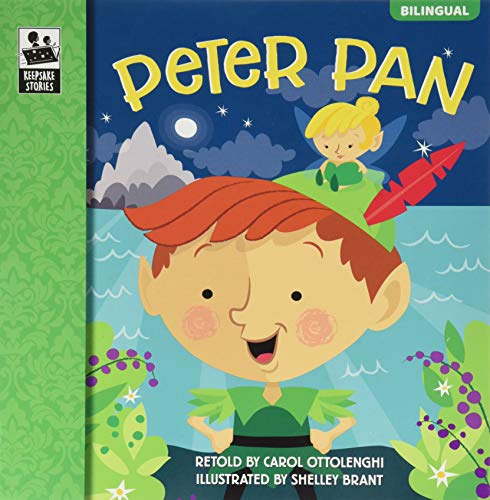 Book Cover Peter Pan (Keepsake Stories, Bilingual) (English and Spanish Edition)