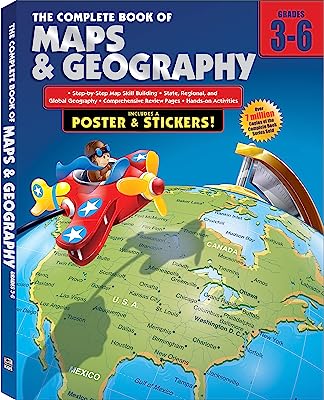 Book Cover The Complete Book of Maps and Geography, Grades 3 - 6