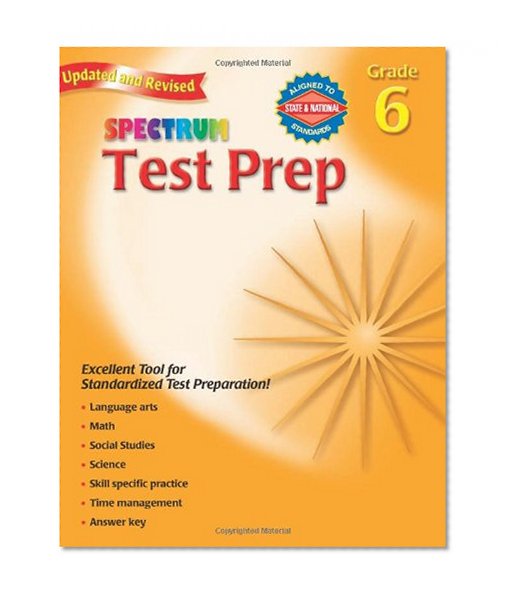 Test Prep, Grade 6 (Spectrum)