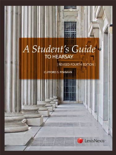 Book Cover A Student's Guide to Hearsay