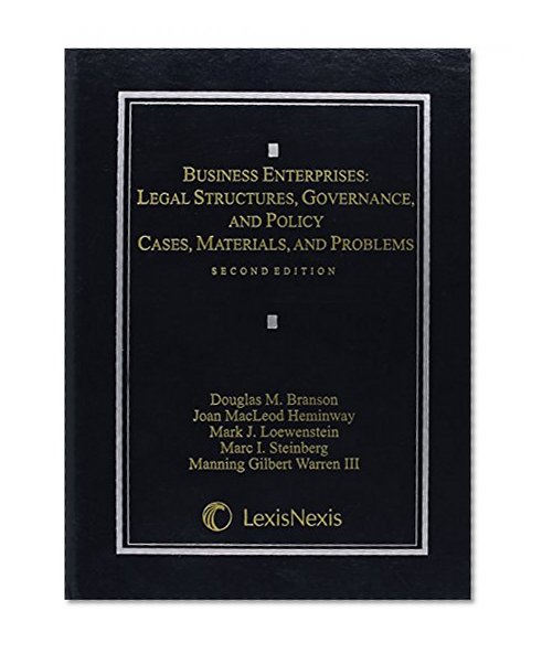 Book Cover Business Enterprises: Legal Structures, Governance, and Policy