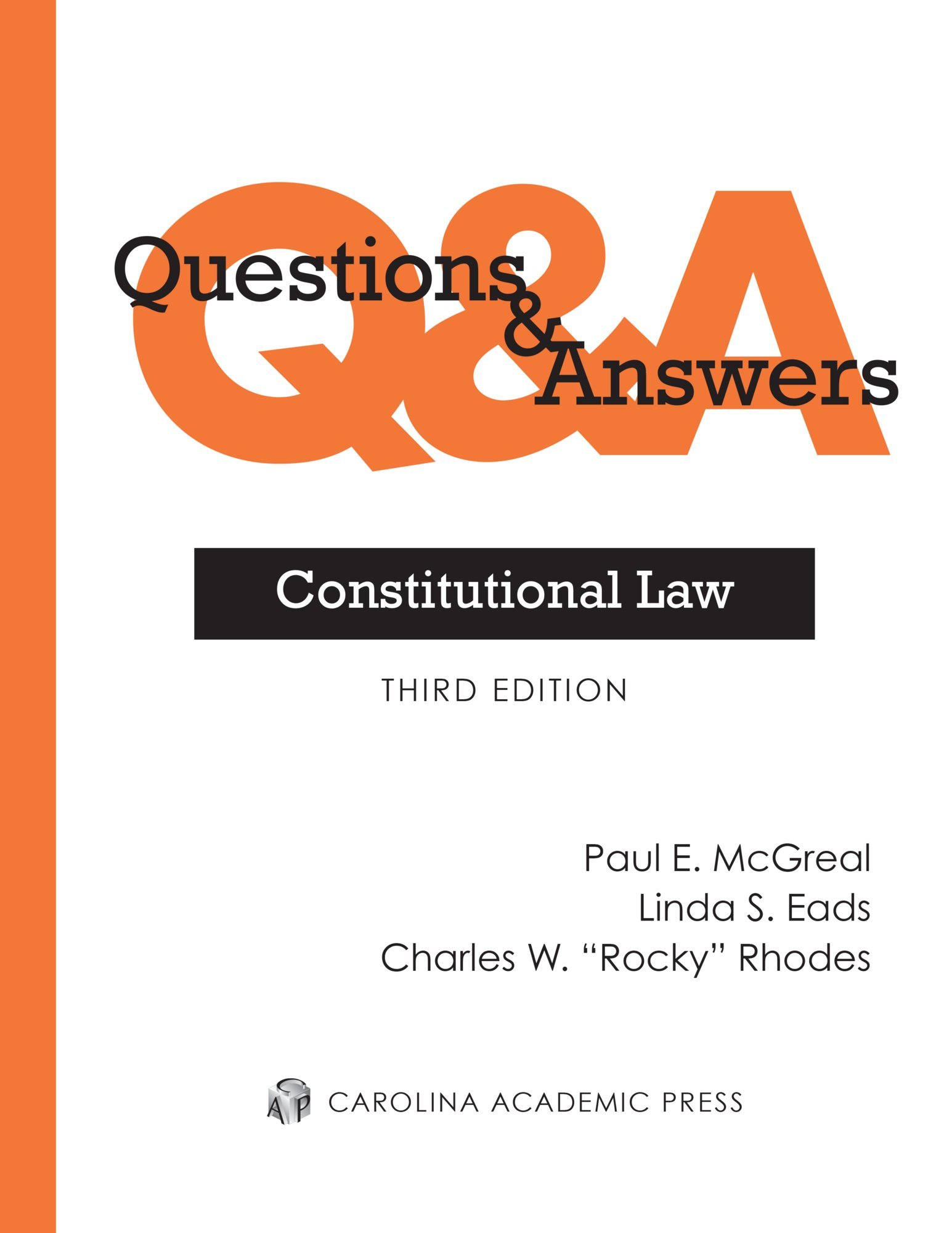 Book Cover Questions & Answers: Constitutional Law