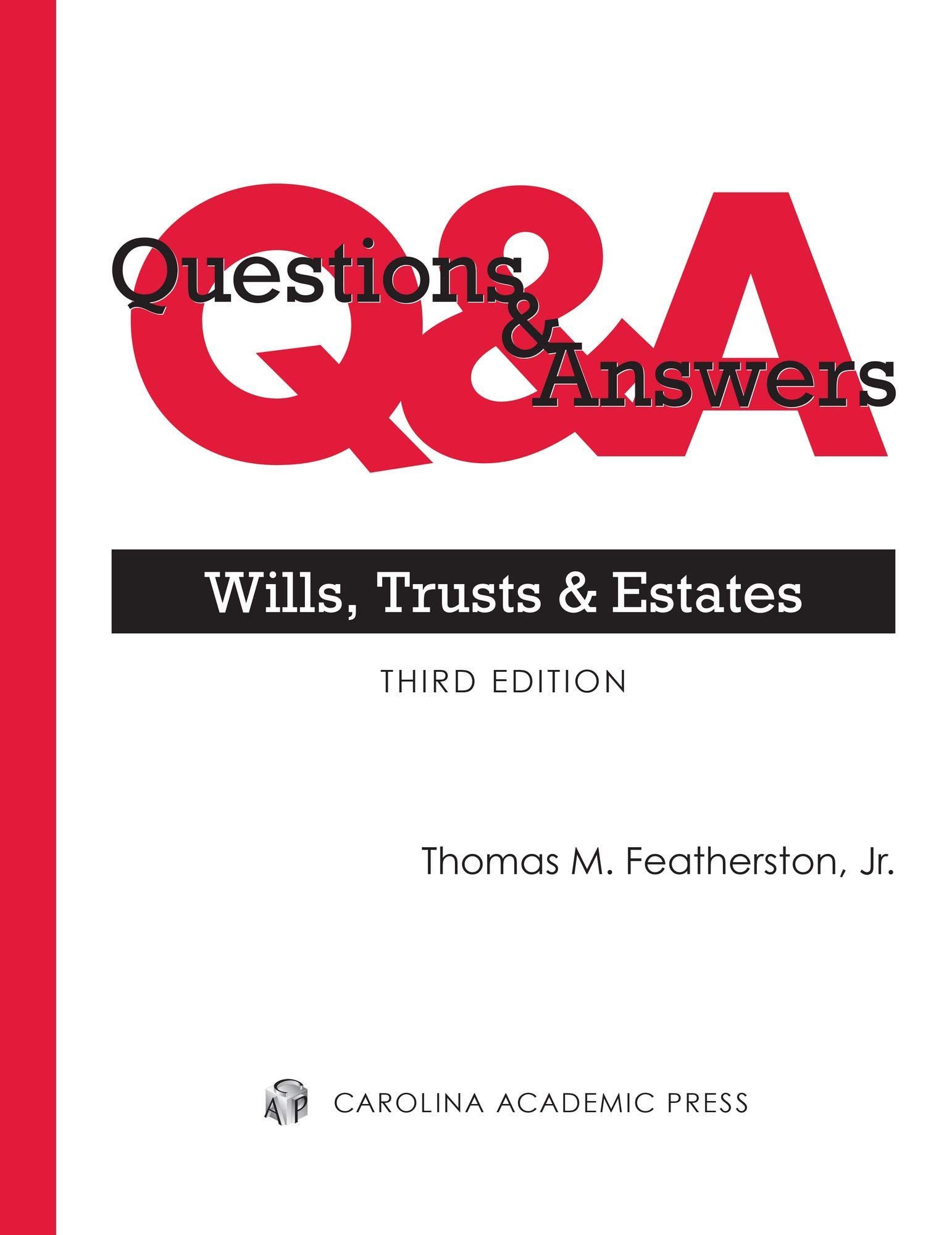Book Cover Questions & Answers: Wills, Trusts, and Estates (Questions & Answers Series)