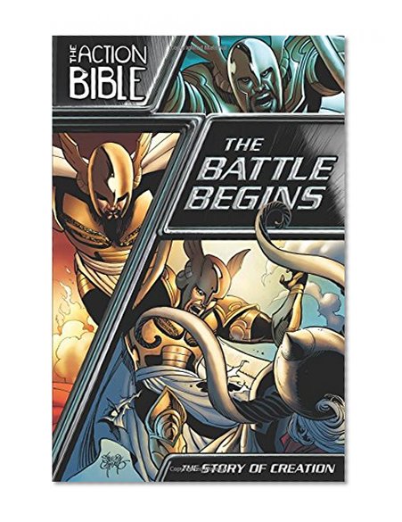 Book Cover The Battle Begins: The Story of Creation (The Action Bible Graphic Novels)
