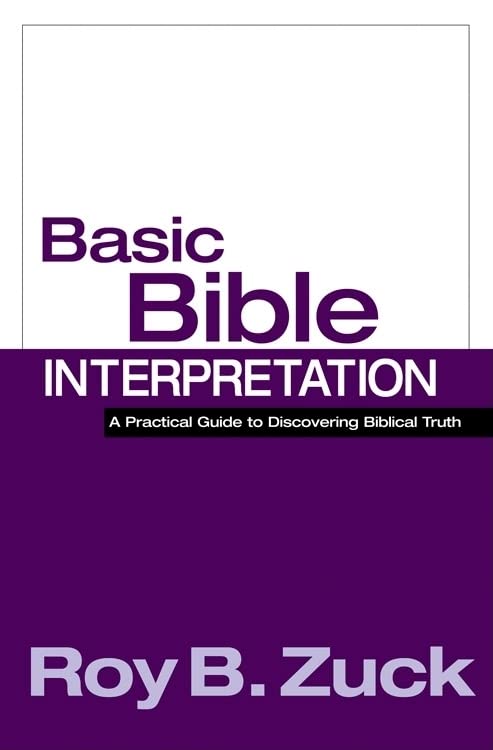 Book Cover Basic Bible Interpretation