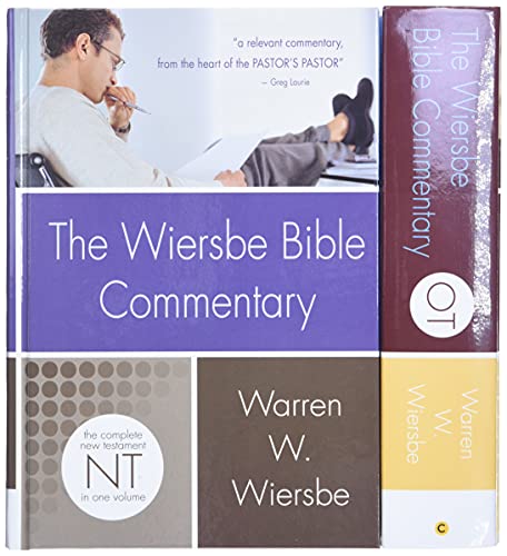 Book Cover Wiersbe Bible Commentary 2 Vol Set w/CD Rom (Wiersbe Bible Commentaries)