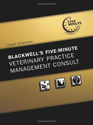 Blackwell's Five-Minute Veterinary Practice Management Consult