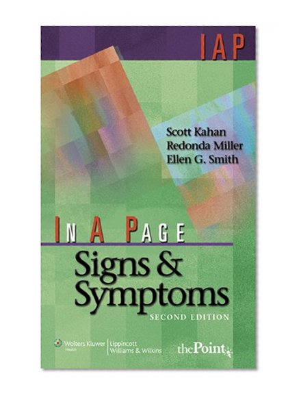 Book Cover In A Page Signs & Symptoms (In a Page Series)