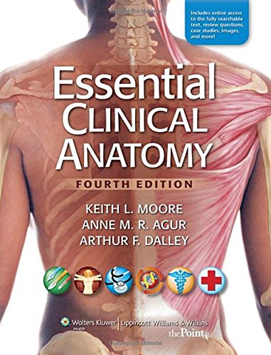 Book Cover Essential Clinical Anatomy, 4th Edition