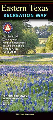 Texas East Recreation Map (Benchmark Maps)
