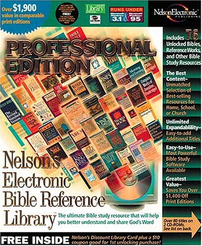 Nelson's Electronic Bible Reference Library: Professional Edition - 76 Books