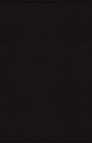 KJV, Deluxe Reference Bible, Personal Size Giant Print, Genuine Leather, Black, Red Letter Edition, Comfort Print: Holy Bible, King James Version