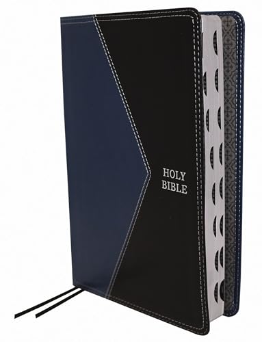 The Holy Bible: King James Version, Blue/Black Leathersoft: Red Letter Edition