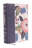 NIV, The Woman's Study Bible, Cloth over Board, Blue Floral, Full-Color, Red Letter: Receiving God's Truth for Balance, Hope, and Transformation