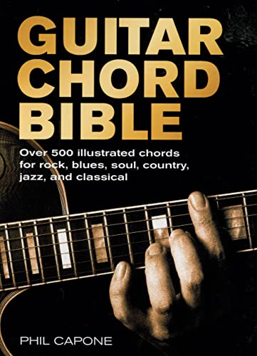 Book Cover Guitar Chord Bible: Over 500 Illustrated Chords for Rock, Blues, Soul, Country, Jazz, and Classical (Volume 8) (Music Bibles, 8)
