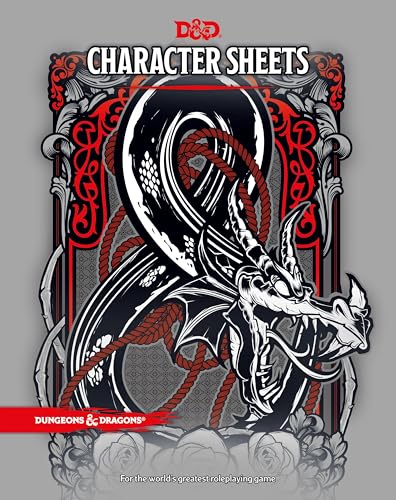 Book Cover D&D Character Sheets (Dungeons & Dragons)