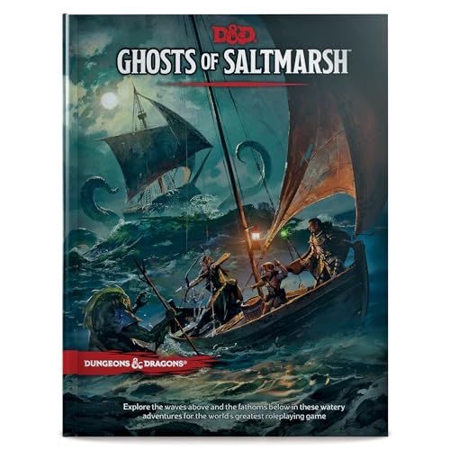 Book Cover Dungeons & Dragons Ghosts of Saltmarsh Hardcover Book (D&D Adventure)