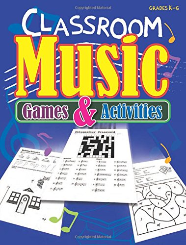 Book Cover Classroom Music Games and Activities