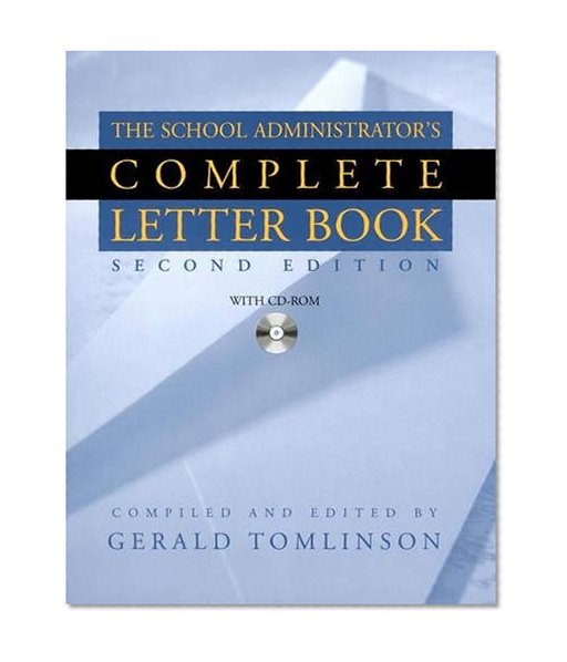 Book Cover School Administrator's Complete Letter Book, Second Edition (Book & CD-ROM)
