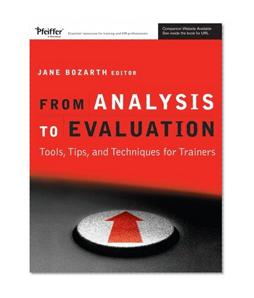 From Analysis to Evaluation: Tools, Tips, and Techniques for Trainers