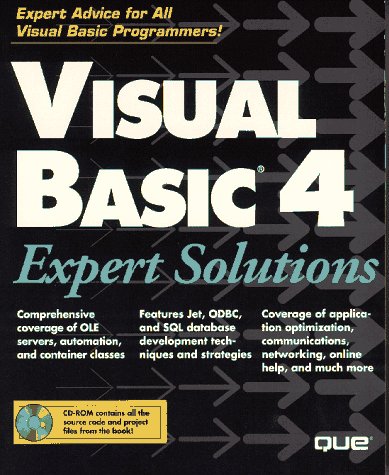 Visual Basic 4 Expert Solutions/Book and Cd-Rom